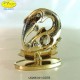 SEGNO ZODIACALE - PESCI GOLD - cm. 7x7 - Elementi SWAROVSKI