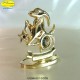 SEGNO ZODIACALE - CAPRICORNO GOLD - cm. 8x7 - Elementi SWAROVSKI