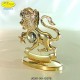 SEGNO ZODIACALE - LEONE GOLD - cm. 9x7 - Elementi SWAROVSKI