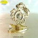 ZODIAC SIGN - CANCER GOLD - Met.Swa - cm. 9x6 - Swarovski Elements