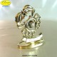 SEGNO ZODIACALE - CANCRO GOLD - Met.Swa - cm. 9x6 - Elementi SWAROVSKI