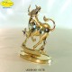 ZODIAC SIGN - GOLD BULL - cm. 9x7 - Swarovski Elements