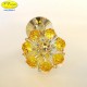 GIRASOLE GOLD - Cm. 14 x 7 - Elementi SWAROVSKI