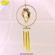 WIND CHIMES WITH STRAWBERRY GOLD - Swarovski Elements