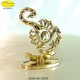 SEGNO ZODIACALE - SCORPIONE GOLD - cm. 8x9 - Elementi SWAROVSKI