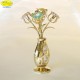 5 GOLD VASE WITH TULIPS - Cm. 11 x 6,5- elements SWAROVSKI