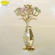 5 GOLD VASE WITH TULIPS - Cm. 11 x 6,5- elements SWAROVSKI