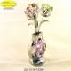 SILVER VASE WITH THREE TULIPANI- elements SWAROVSKI