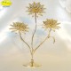 TRIPLE FLOWER GIANT GOLD - Cm. 25 x 23 - Swarovski Elements