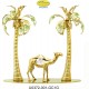 CAMEL WITH PALM 2 GOLD - Swarovski Elements