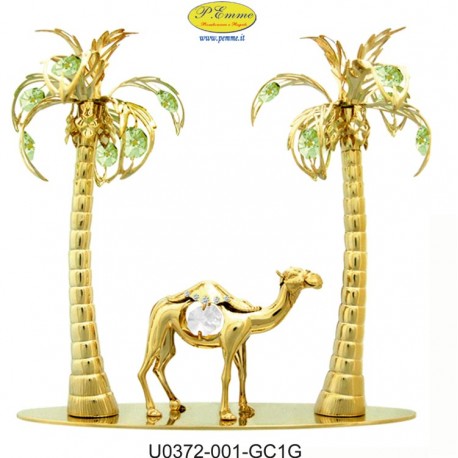 CAMEL WITH PALM 2 GOLD - Swarovski Elements