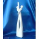 WHITE STATUE - CM.10,5 X 30