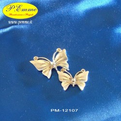 PAIR OF BUTTERFLIES IN ZAMA (MET./ARG.) Cm. 5x4 - Bulk