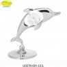 SILVER DOLPHIN - cm. 7x7 - Elementi SWAROVSKI