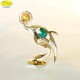DOLPHIN WITH BALL - Cm. 9 x 8 - Elementi SWAROVSKI