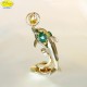 DELFINO CON PALLA - Cm. 9 x 8 - Met.Swar.