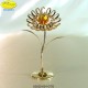 SUNFLOWER GOLD - cm. 10 x 6 - Swarovski Elements