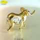 ELEFANTE MEDIO GOLD - cm. 7x5 - Elementi SWAROVSKI