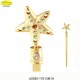 OPENER WITH GOLDEN STARFISH - cm. 16 x 3 - Swarovski Elements