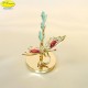 BUTTERFLY TREE WITH GOLD - Cm. 11.5 x 7.5 - Swarovski Elements