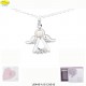 NECKLACE / PENDANT SILVER ANGEL - Swarovski Elements