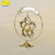 FLOWER 50th ANNIVERSARY GOLD - Cm. 8.5 x 7 - Swarovski Elements