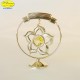 FLOWER 50th ANNIVERSARY GOLD - Cm. 8.5 x 7 - Swarovski Elements