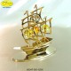 SAIL GOLD - cm. 11 x 9 - Swarovski Elements