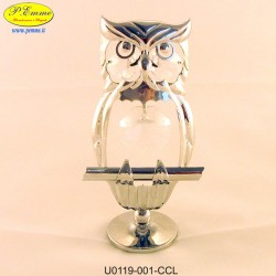 OWL SILVER - Swarovski Elements