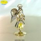 ANGELO CON CUORE GOLD - cm. 8x5 - Elementi SWAROVSKI