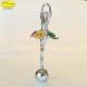 BALLERINA CLASSICA SILVER - Cm. 14 x 6 - Elementi SWAROVSKI