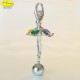 DANCER CLASSICAL SILVER - Cm. 14 x 6 - Swarovski Elements